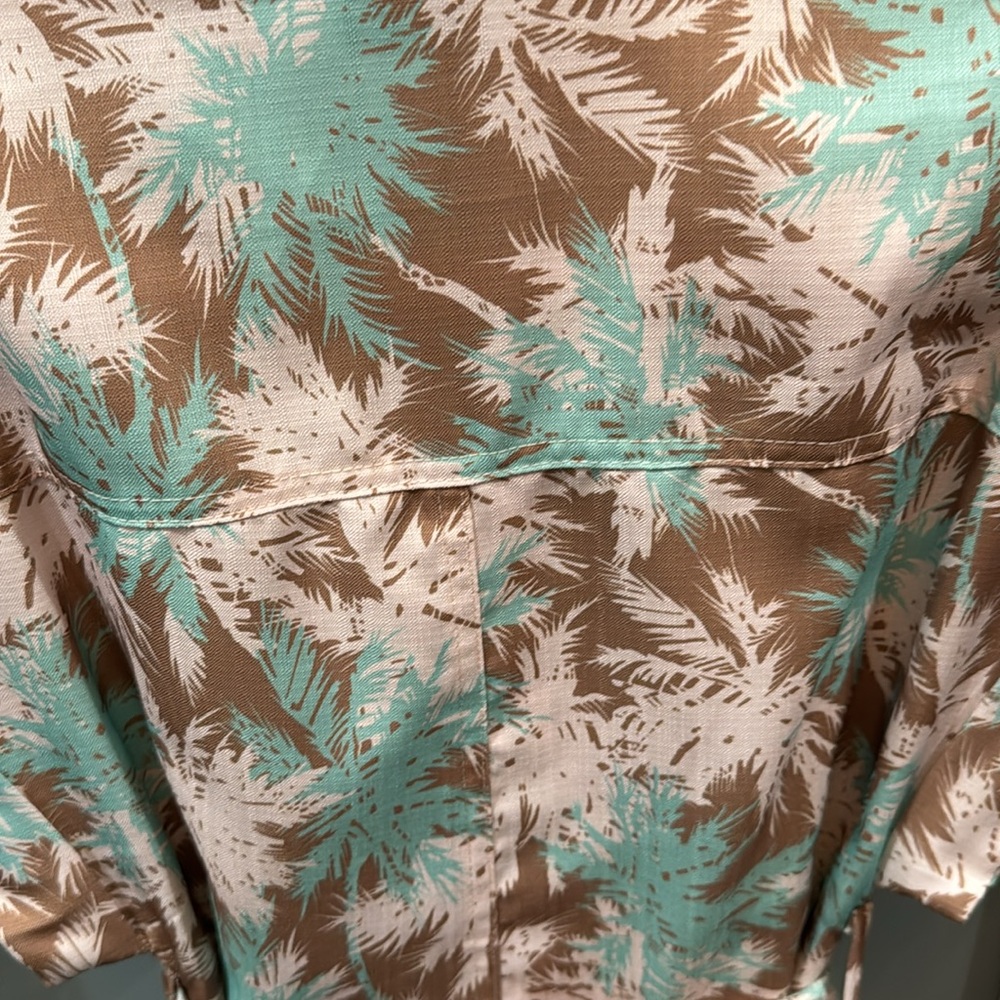 Short Romper Palm Tree Pattern Small Fili By Kya - image 7